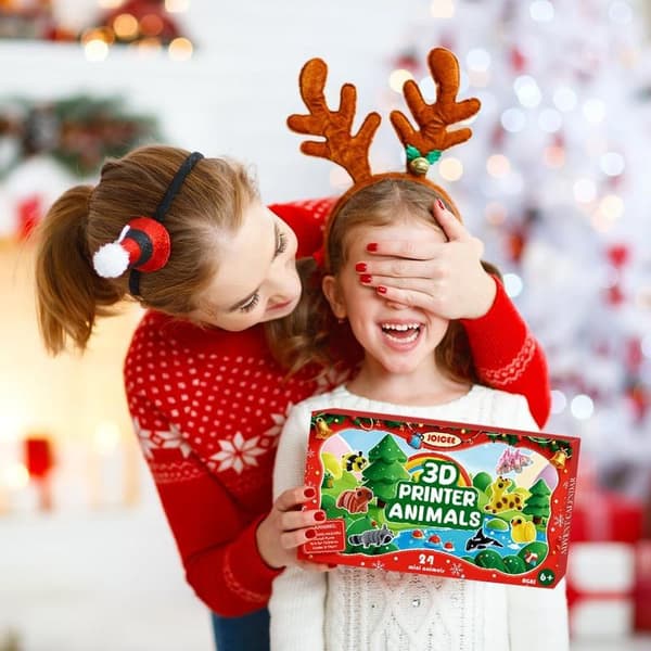 JOICEE 2026 julekalender med 3D-printede dyre-fidget-legetøj Multicolor