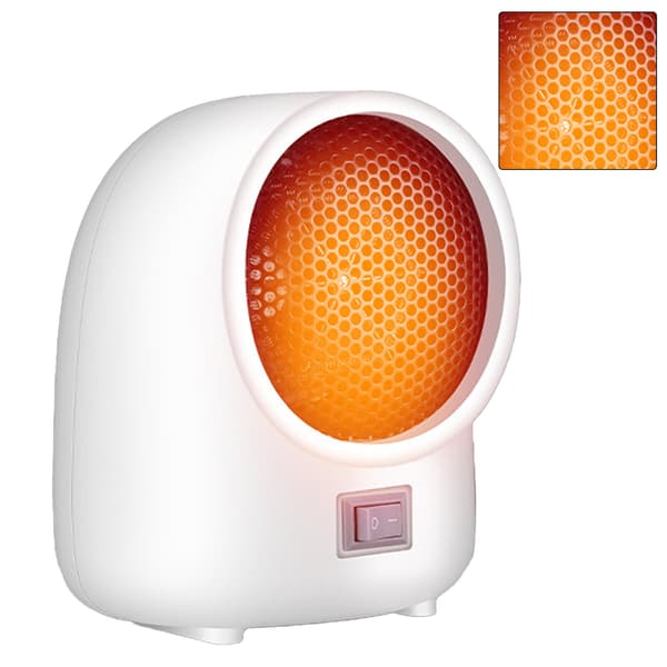Mini Heater, Fast Heating, Overheat Protection, White EU Plug 220V for Desk