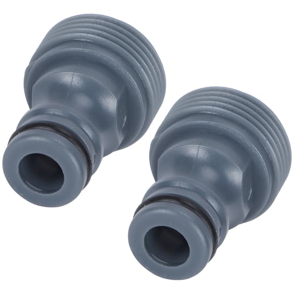 2pcs Quick Connect Nipple G3/4 Male Thread Hose Pipe Adapter Garden Irrigation
