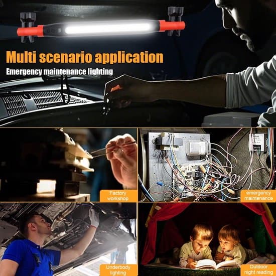 Magnetic LED Work Light - Rechargeable - Suitable for Under-Hood Use