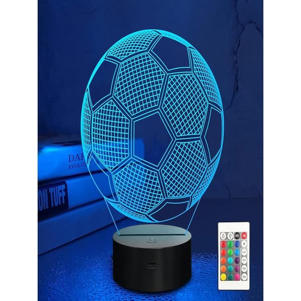 Natlampe Fodbold / Bordlampe - RGB