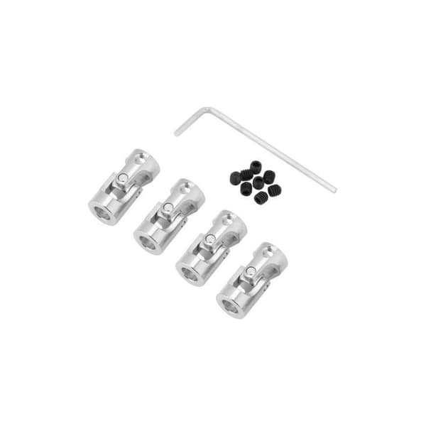 4-delt akselkobling motorforbinder styring DIY længde 23 mm OD 11 mm universalled (66 mm)