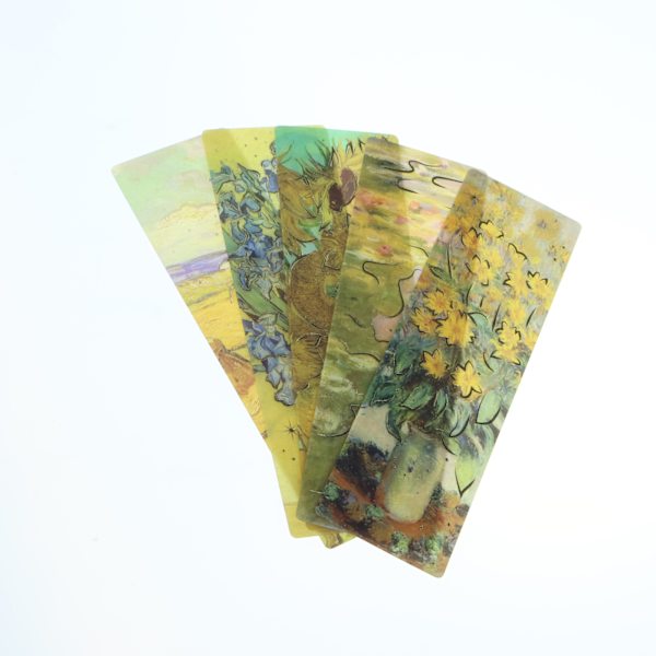 10 stk Magnetiske Bogmærker, Sidemagnetiske Markører med Magnet, Van Gogh Kunstmaleri Bogmærker til Studerende Lærere Skole Hjem Kontor Forbrugsvarer