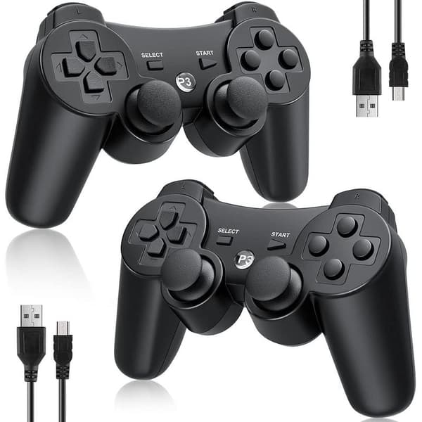 2-pak - Trådløs controller - Gamepad kompatibel med PS3 - 2-pak 2-Pack