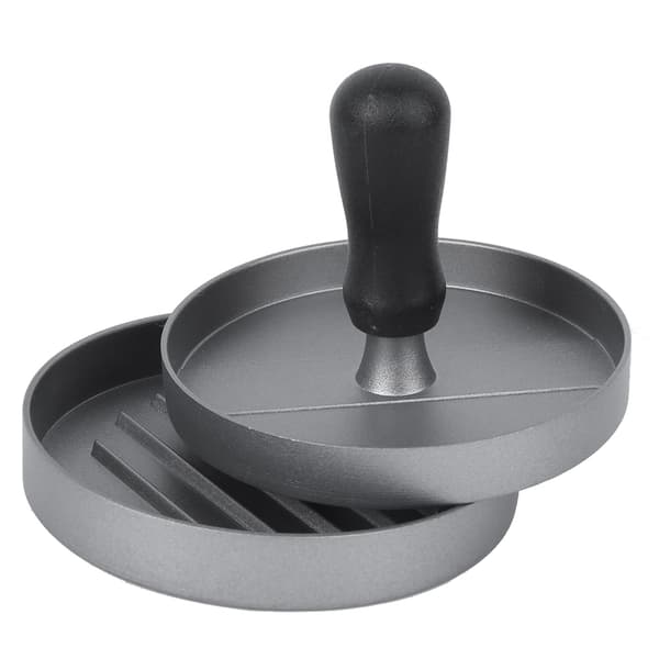 Zinc-Aluminum Alloy Hamburger Press, Non-Stick, Patty Maker Mold, Kitchen Accessory