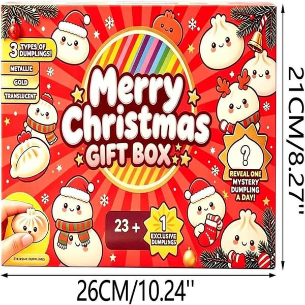 Jule Squishies Adventskalender 2026 Nedtelling for Voksne B