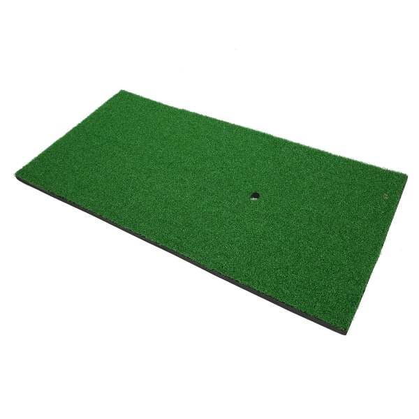 Golfmatte med Nylon Grass - Treningsmatte for Putting og Svingtrening - Perfekt for Balkong, Kontor og Hage