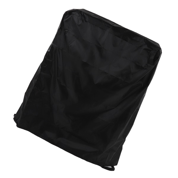 Patiostolsskydd UV-skydd 210D Vattentät Stapelbar Design Svart Slitstarkt Utomhus Stolskydd