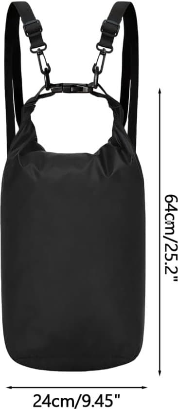 20L Waterproof Dry Bag - with shoulder strap - Waterproof bag - Roll-top closure, double shoulder strap - Floating storage bag for kayaking, camping,...