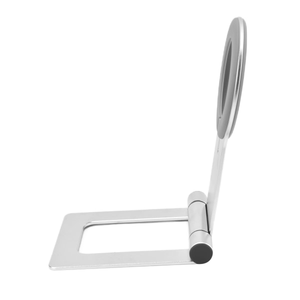 Trådlös laddarehållare för MagSafe aluminiumlegering hopfällbar bärbar bordstelefon laddare Silver