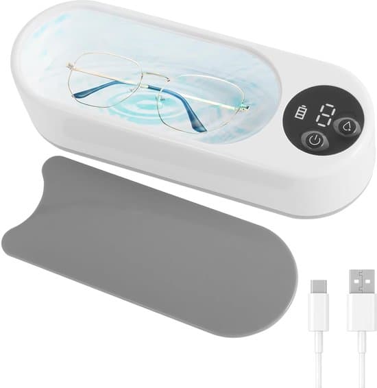 Professional Ultrasonic Cleaner, Dual Mode Timer, Portable Holder