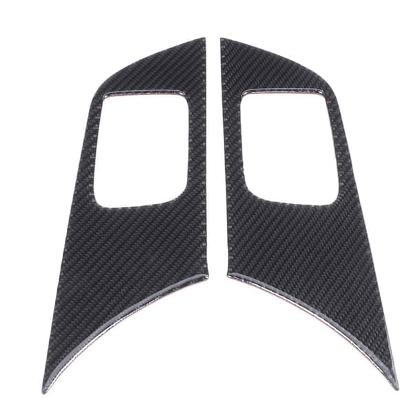 Innvendige dørhåndtak i karbonfiberpanel for Mitsubishi Lancer 2008-2016 (2 stk)