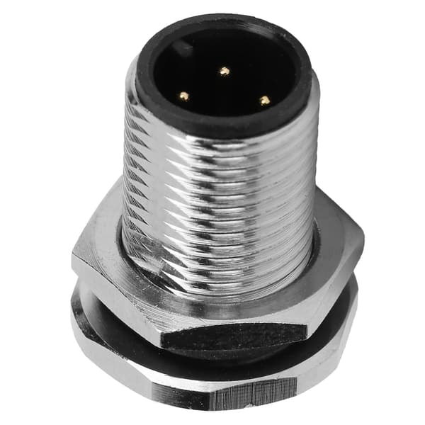 M12-F2-P4 Panel Mount Socket F2 M12 IP67 Waterproof Connector 4 Pin Plug Adapter