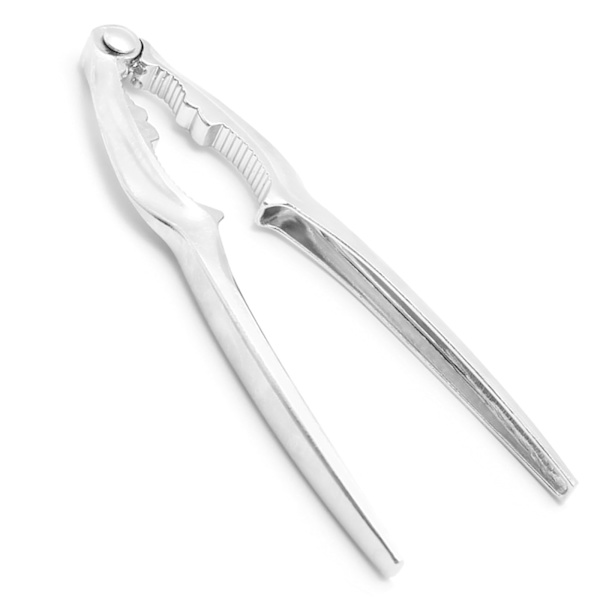 Nøtteknekker Heavy Duty med Sklisikkert Håndtak Rustfritt Stål Nøtteknekker Verktøy for Valnøtt Hasselnøtt Mandel Pekannøtt, Metall Nøtteknekker Verktøy for Alle Sorter