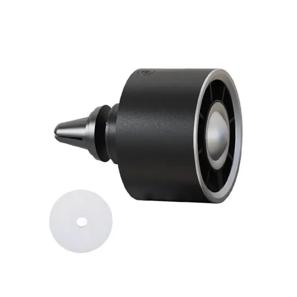 3-hastighets roterande bilfläkt - LED-omgivningsbelysning - doftspridare - USB