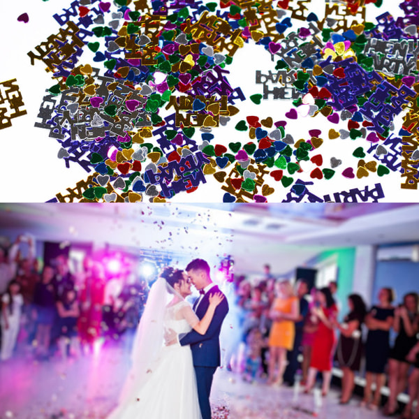 Single Party Letter Hen Party Confetti Wedding Table Sprinkles Sparkling Party Decorations（#2）