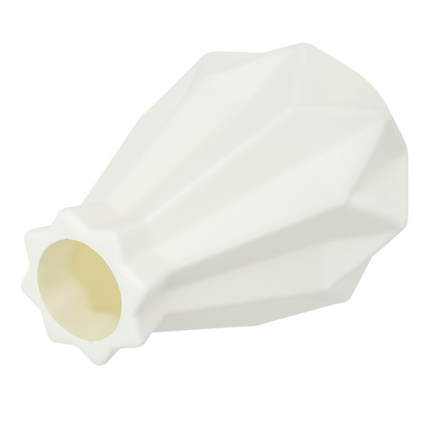 Blomvas Geometrisk Minimalistisk Stil Keramik Look Plast Vas för Vardagsrumsbord
