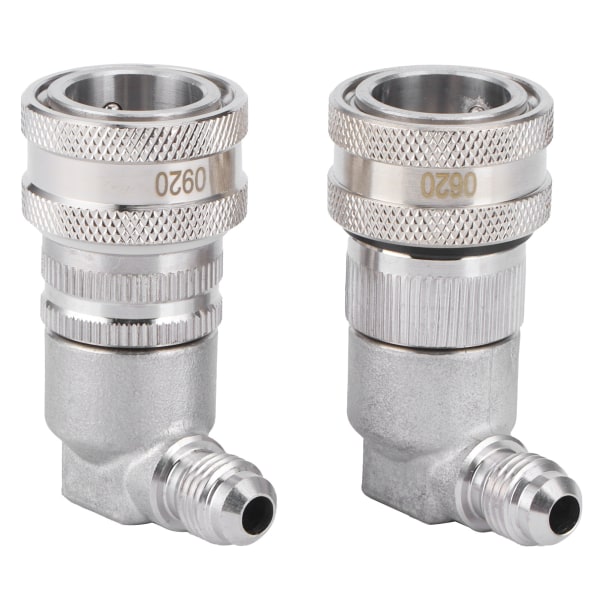 2PCS MFL1/4in Ball Lock Disconnect Stainless Steel Keg Fittings Quick Coupling Brewing Accessory