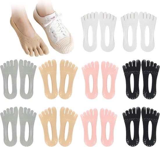 10 Pairs Women's Five Toe Socks | Invisible Sneaker Socks | Short Toe Socks