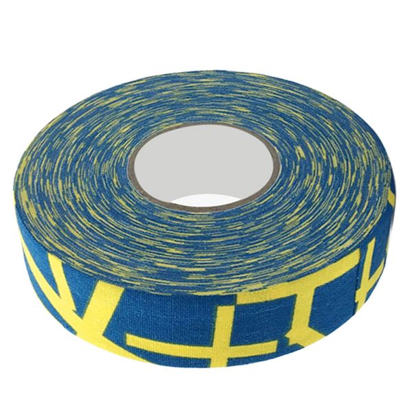 2,5 cm x 25 m Hockey-suojateippi Urheilu Badminton-keppipehmusteet Hockeymailan teipit Keltainen Plus-merkki