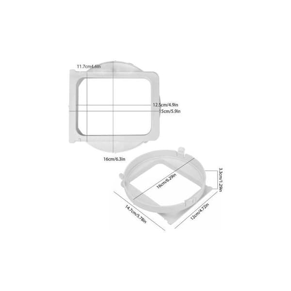 Mobil luftkondisjonering eksosslangekobling - Ø 150 mm - Luftkondisjonering eksosslangeadapter - Eksosslangeadapter - Slangeforlengelse
