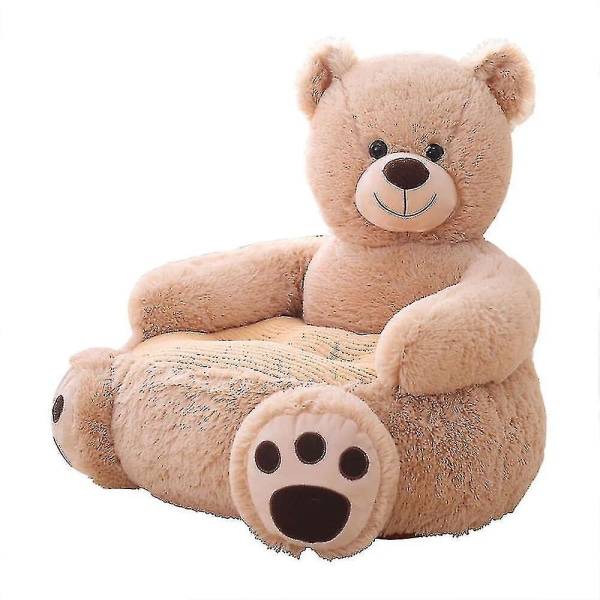 Uppstoppad djursoffastol för barn, nallebjörn-fluffig（nalle-fluffig）