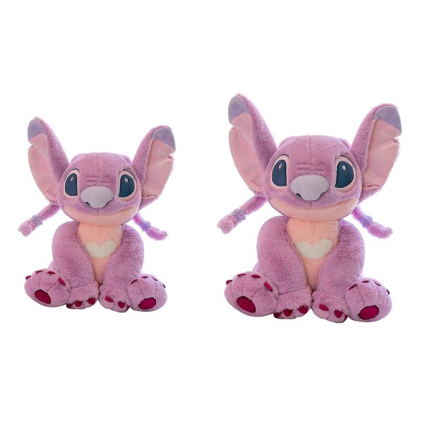 35 cm Ny jätte söt Disney Lilo Stitch Gosedjur Plysch Doll Present (45 cm, lila)