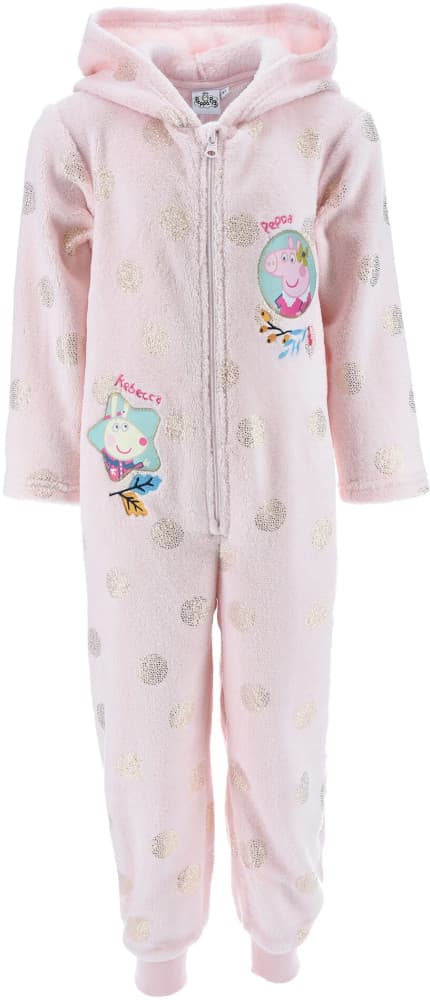 Peppa Pig Dots barn lång pyjamas, overall 5 år/110cm