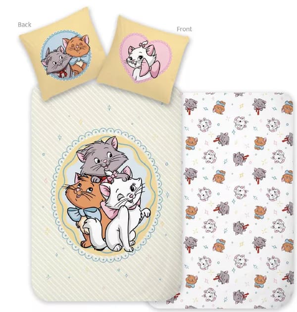 Disney Marie Trio Bäddset Barn 100x135 cm