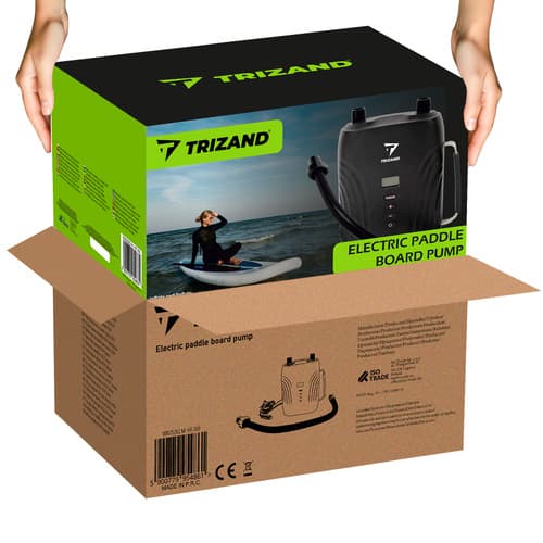 Elektrisk SUP pump 12V – TRIZAND luftpump 20 PSI