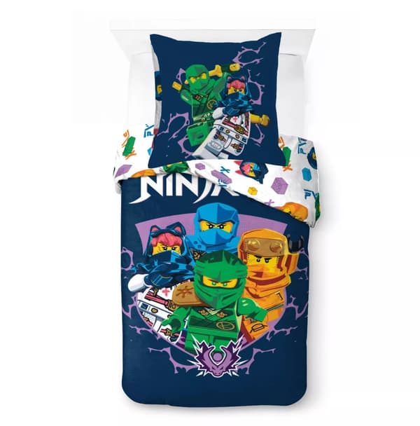 Sängkläder för barn - LEGO Ninjago Training Bäddset Barn 100x135 cm