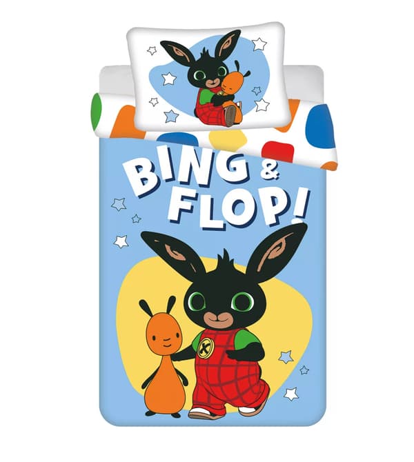 Bing Flop Bäddset Barn 100x135 cm – 100 % Bomull