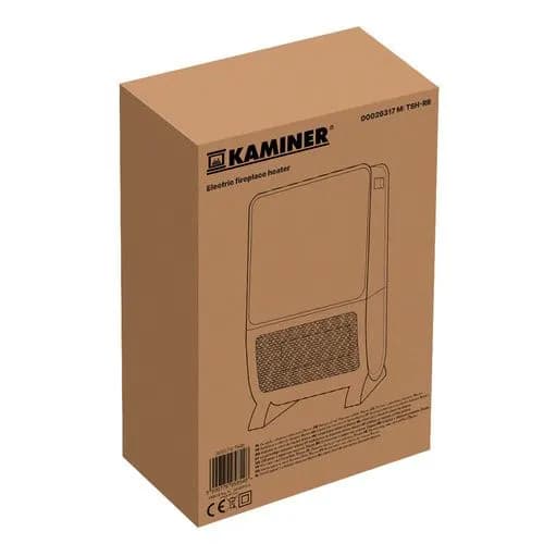KAMINER BLAZEO 2000 W värmare med 3D-eld och fjärrkontroll