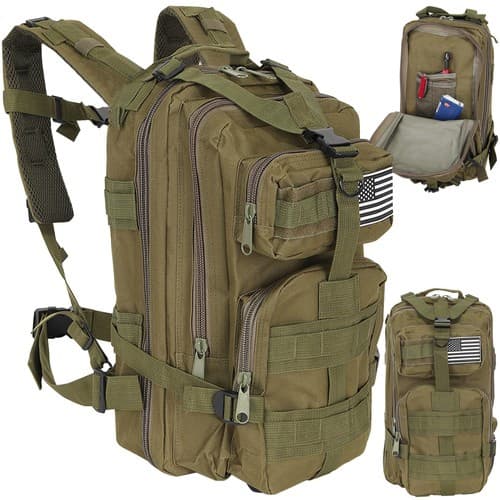 Militär ryggsäck 26L – Tactical backpack med MOLLE-system