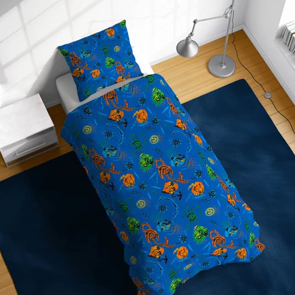 Ninjago Elemental Wonders bäddset för barn 100 × 135 cm – 100 % bomull