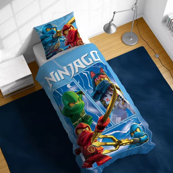 Sängkläder för barn LEGO Ninjago Warriors  100 × 135 cm – 100 % bomull
