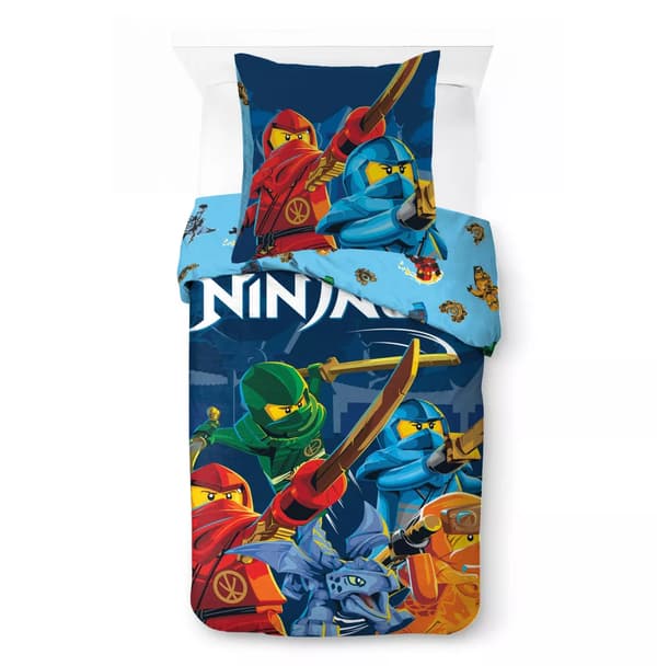 Sängkläder för barn - LEGO Ninjago Elemental Wonders Bäddset Barn 100x135 cm