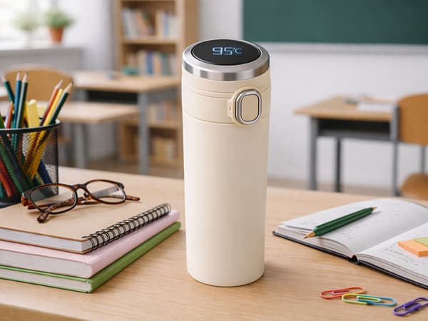 Termosmugg 400 ml med temperaturdisplay – smart termos