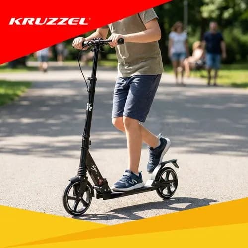 Sparkcykel för barn, stor storstadsmodell med 200 mm hjul