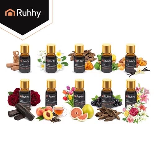 Doftolja Set 10x10 ml – Aromoljor för Diffusor & Aromaterapi