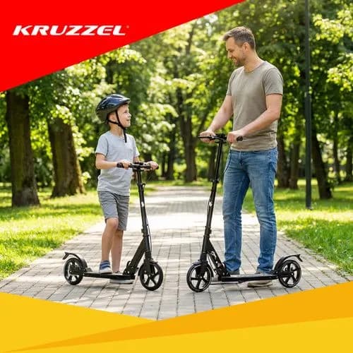 Sparkcykel för barn, stor storstadsmodell med 200 mm hjul