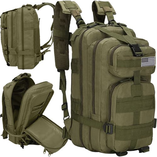 Militär ryggsäck 35L – vattentät hiking backpack