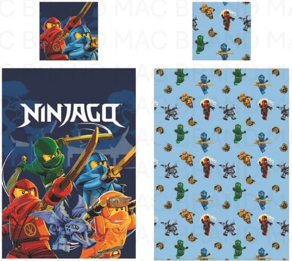 Sängkläder för barn - LEGO Ninjago Elemental Wonders Bäddset Barn 100x135 cm