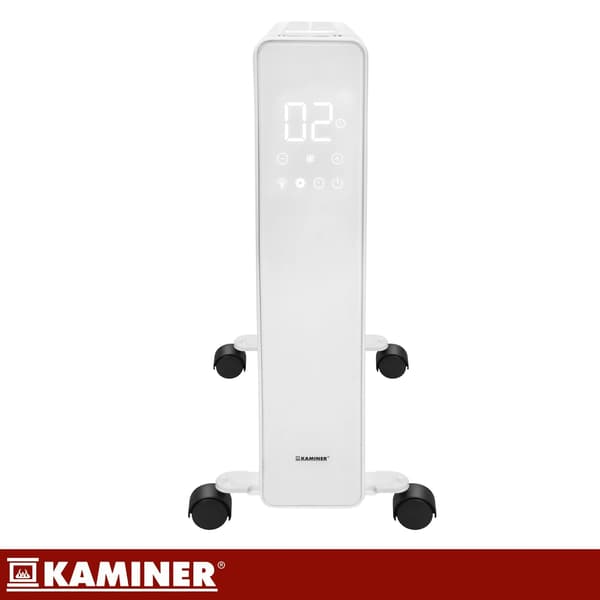Arvell 2500W oljefyllt element med WiFi – vit
