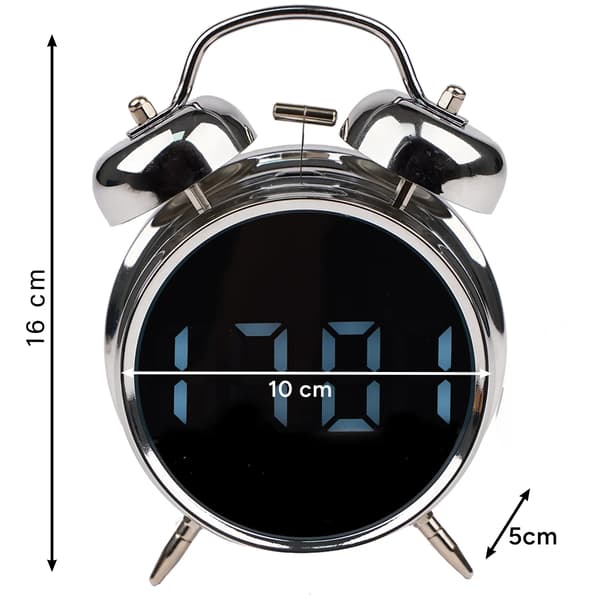 Digital väckarklocka retro – LED & högt alarm
