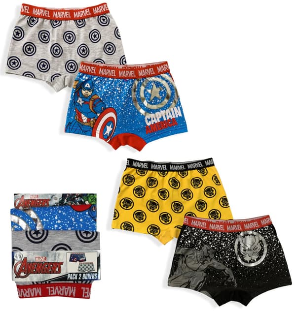 Avengers barnboxershorts 4 st/pack 4/5 år