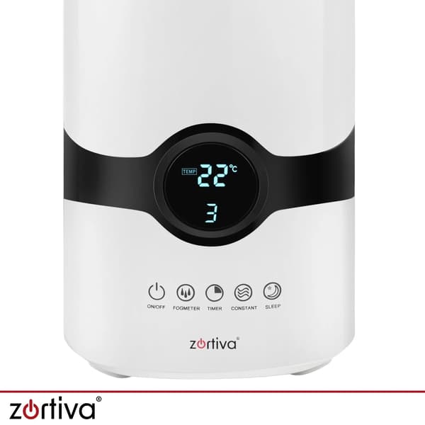 Luftfuktare 4L – aromaterapi, jonisator & hygrostat