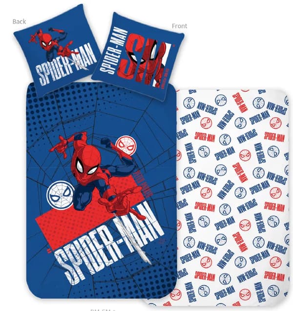 Sängkläder för barn - Spiderman City Rescue Bäddset Barn 100x135 cm