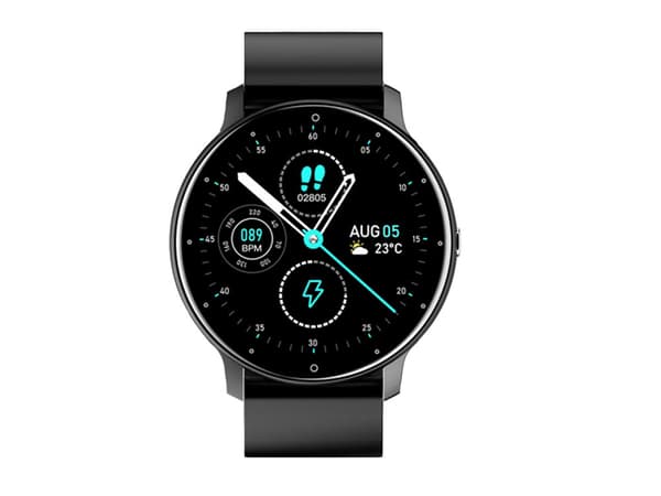 Smartwatch med Bluetooth-samtal, sportlägen och pulsmätning