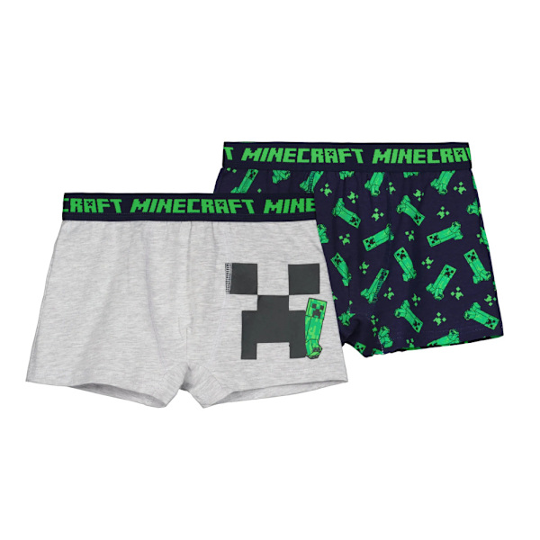 Minecraft barnboxershorts 2 pack 8 år/128 cm